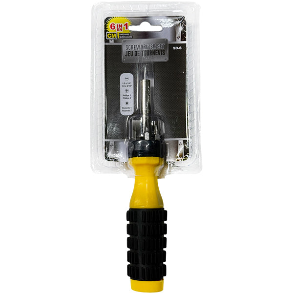 CHATEAU - SCREWDRIVER SET 6 BITS EA