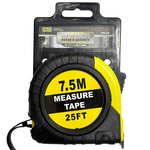 CHATEAU - 25 FOOT MEASURE TAPE 1 INCH 1EA