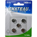 CHATEAU - 391 AG8-5 LR55 WATCH BATTERIES 5EA