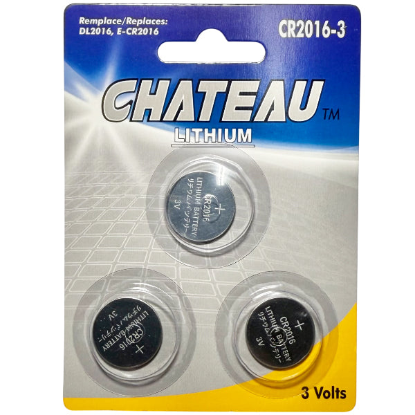 CHATEAU - LITHIUM 3 VOLT CR2016-3 3EA