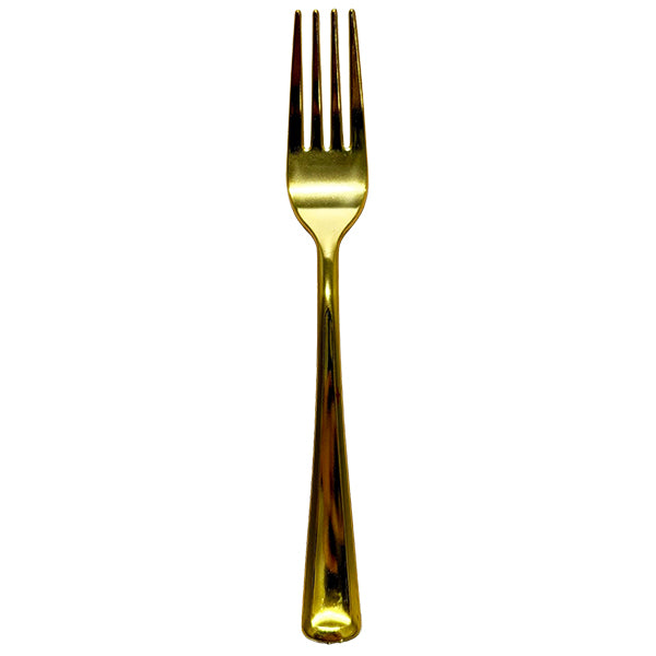 PARTY CAUTURE - STELLER GOLD FORKS 24x20 PK
