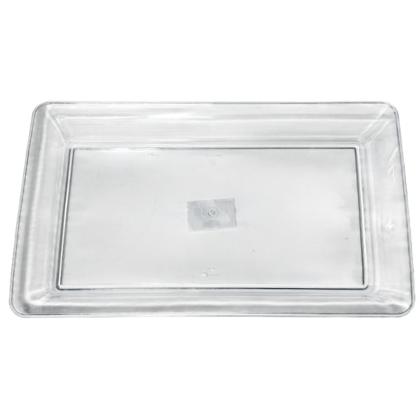 PARTY  COUTURE - CLEAR RECTANGLE TRAY 12x18 IN