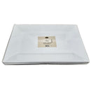 MADISON - 12.75" WHITE RECTANGLE PLATES 10PK