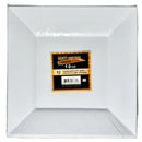 PARTY COUTURE - WHITE SQUARE PLATES 9.5in 10PK