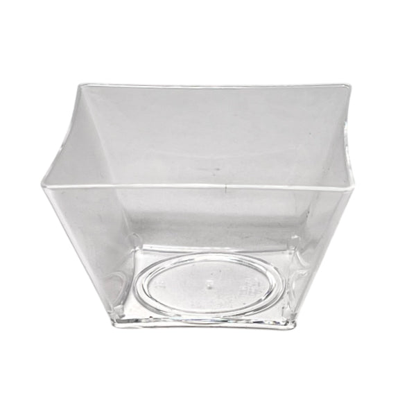PARTY COUTURE - CLEAR SQUARE MINI BOWL 2oz 12PK