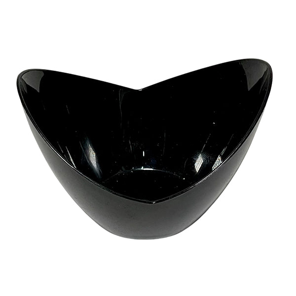 PARTY COUTURE - BLACK MINI OVAL MOUSSE BOWLS 12EA