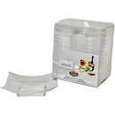 PARTY COUTURE - CLEAR MINI CONCAVE PLATES 12PK
