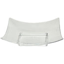 PARTY COUTURE - CLEAR MINI CONCAVE PLATES 12PK