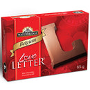 WATERBRIDGE - VALENTINE BELGIAN LOVE LETTERS MILK CHOCOLATE 65GR