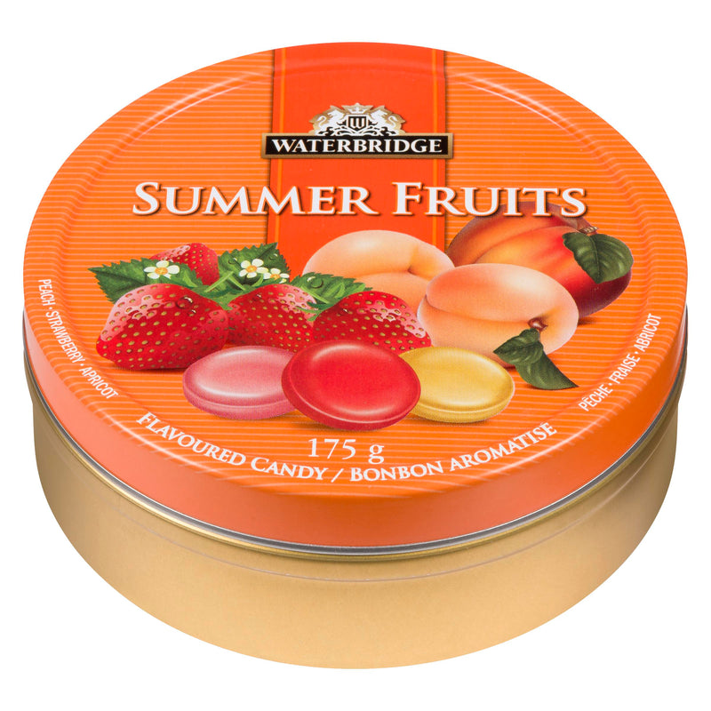 WATERBRIDGE - TRAVEL TIN SUMMER FRUITS 175GR