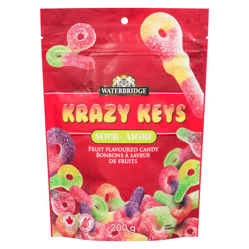 WATERBRIDGE - CRAZY KEYS SOUR CANDY 200GR