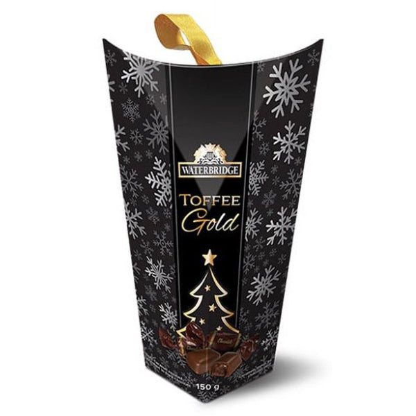 WATERBRIDGE - GOLD DARK CHOCOLATE TOFFEE 150GR