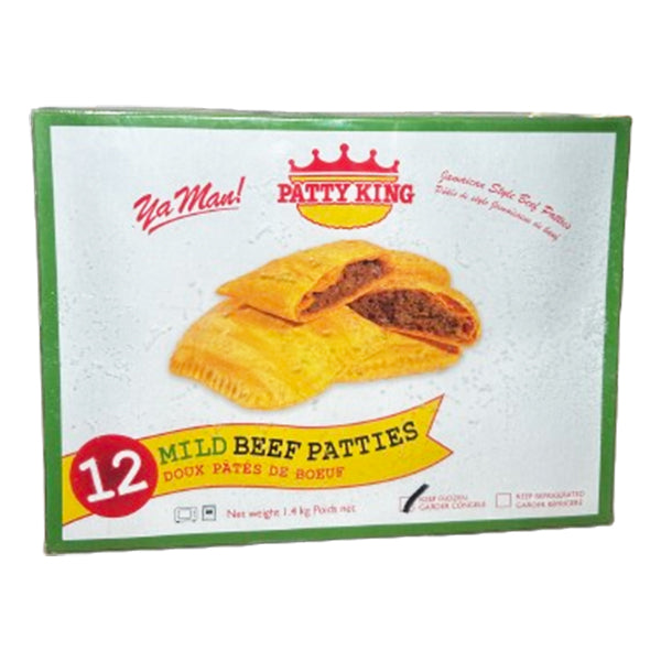 PATTY KING - MILD BEEF PATTIES 12x125GR