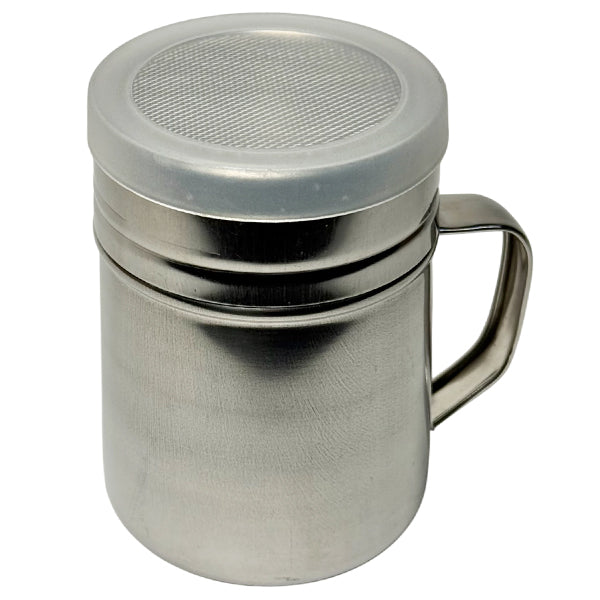TODAYS KITCHEN - SS POWDER SUGAR SHAKER (MESH LID) W/PLASTIC 10OZ