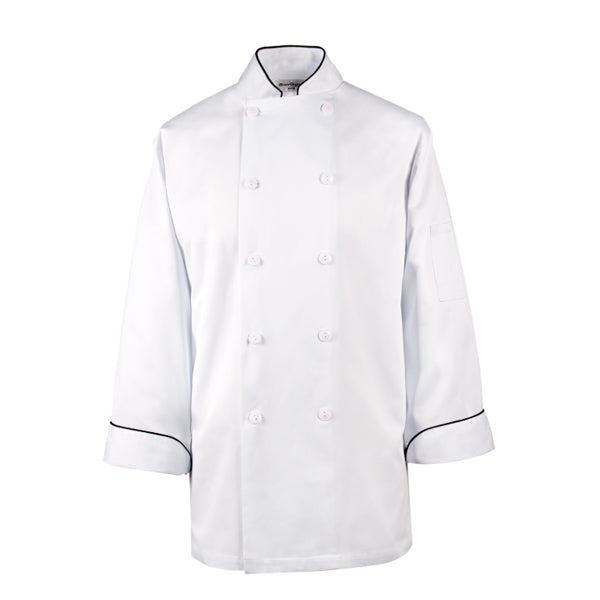 BODYGUARD - CHEF JACKET W BLK TRIM M EA