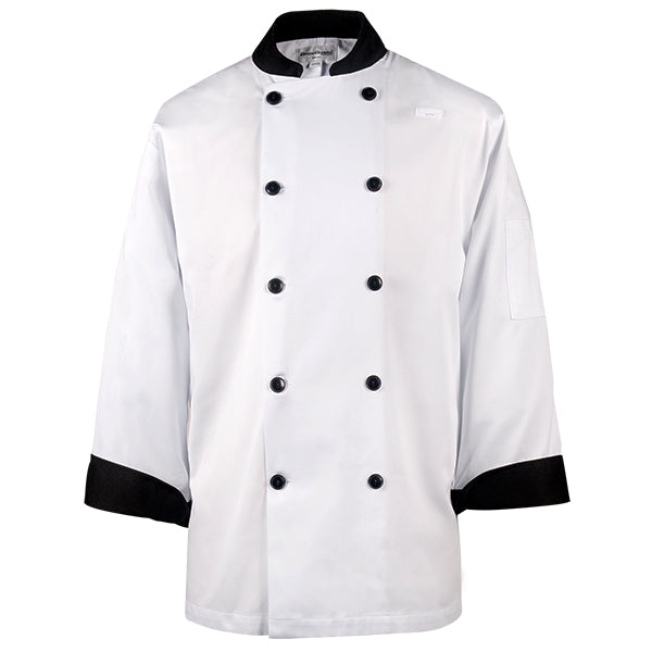 BODYGUARD - CHEF JACKET W BLK TRIM M EA