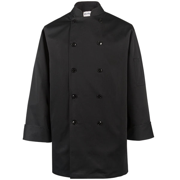 BODYGUARD - BLACK CHEF JACKET BLK TRIM  S EA