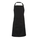 BODYGUARD - BLACK ADJUSTABLE NECK BIB APRON EACH