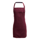 BODYGUARD - BURGUNDY APRON WITH ADJUSTABLE NECK EA