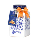 GIOIA - BISCOTTI CERAMIC JAR SMALL BLUE 80GR