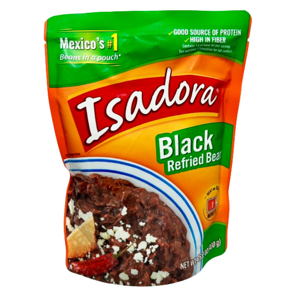 ISADORA - REFRIED BLACK BEANS 430GR