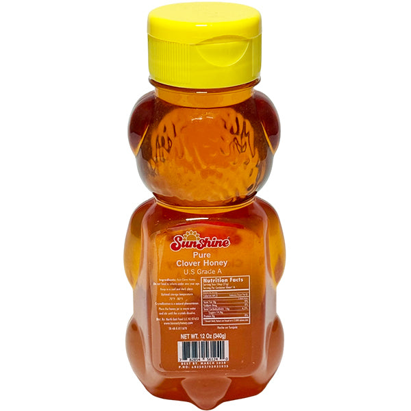 SUNSHINE - PURE CLOVER HONEY 340GR