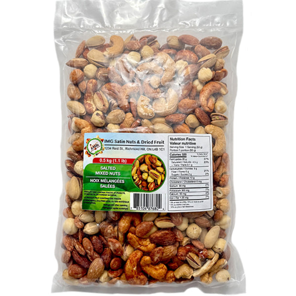 IMG SATIN - SALTED MIXED NUTS 500GR