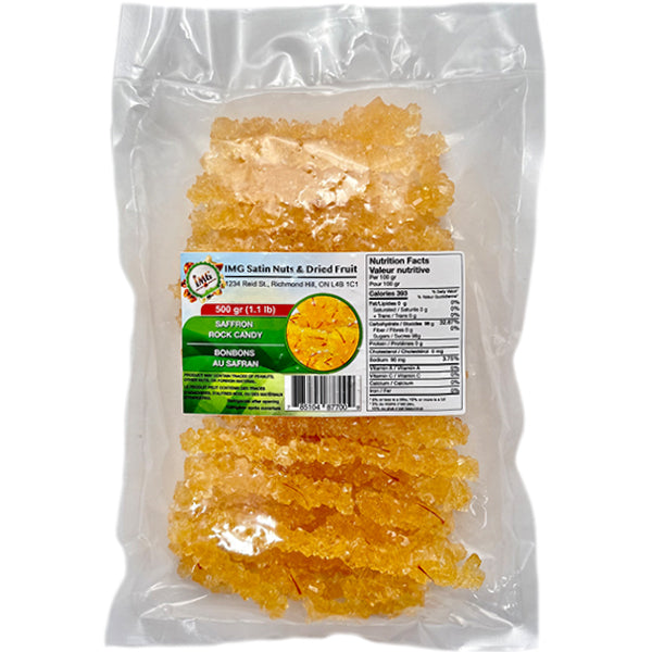 IMG SATIN - SAFFRON ROCK CANDY 500G