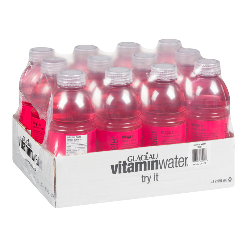 VITAMIN WATER - GLACEAU MEGA 12x591ML