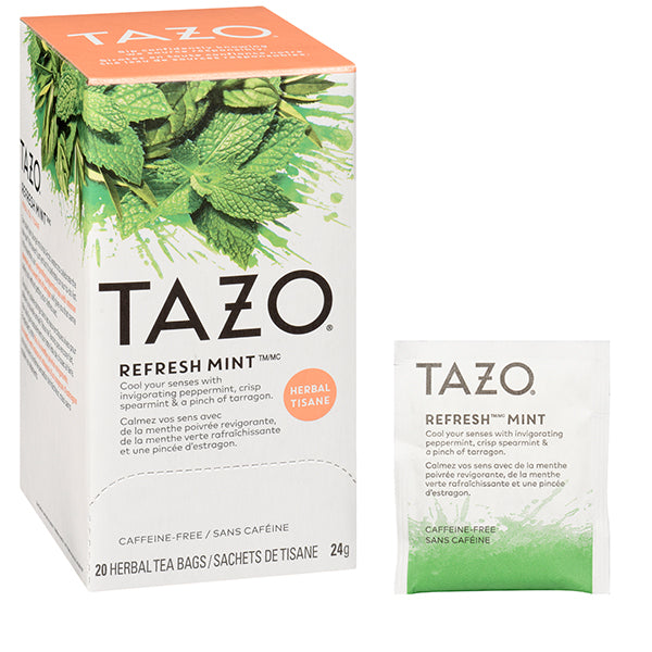 TAZO - HOT HERBAL MINT REFRESH 20CT