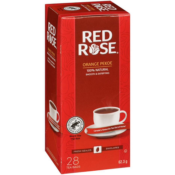 RED ROSE - ORANGE TEA PEKOE 28CT