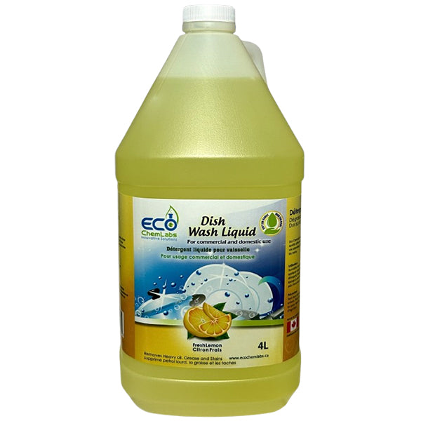 LOCANZ-ECO - L-ECO DISH WASH LIQUID CITRUS 4LT