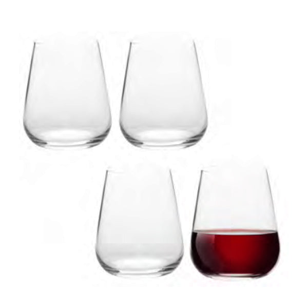 BOLERO - 4-PC STEMLESS WINE GLASSES 1EA