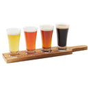 S&CO HOME - MATEO GLASS AND WOOD TASTING SET 1PK