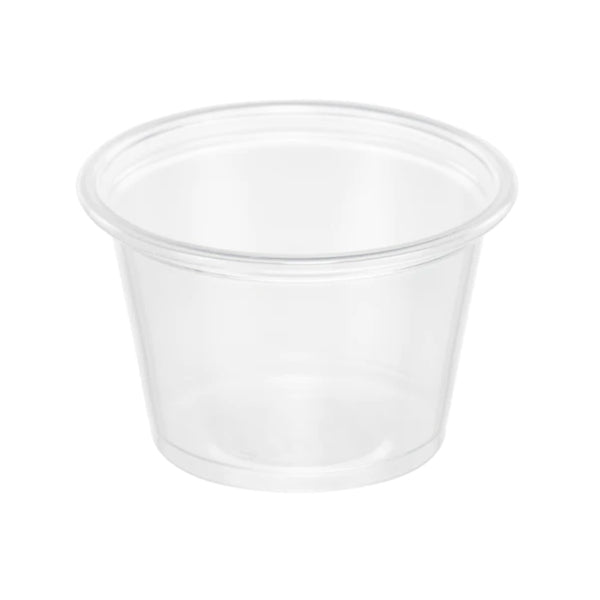 RITEPAK - 1oz CLEAR PLASTIC PORTION CUPS 250EA