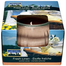 CITI LITES - FRESH LINEN GLOBE JAR CANDLE 3OZ