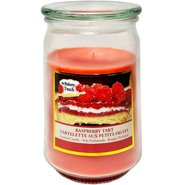 BAKERY SHOP - RASPBERRY TART JAR CANDLE 15OZ