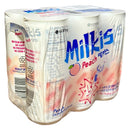 LOTTE - MILKIS PEACH MILK DRINK 6x250 ML