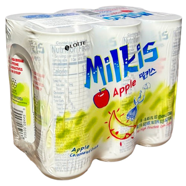 LOTTE - MILKIS APPLE MILK DRINK 6x250 ML