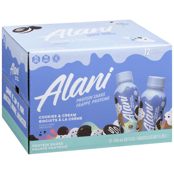 ALANI NU - PROTEIN COOKIES & CREAM 12x355 ML