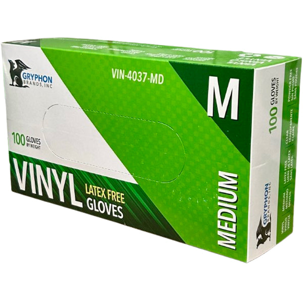 GRYPHON - VINYL GLOVES MEDIUM 100 CT