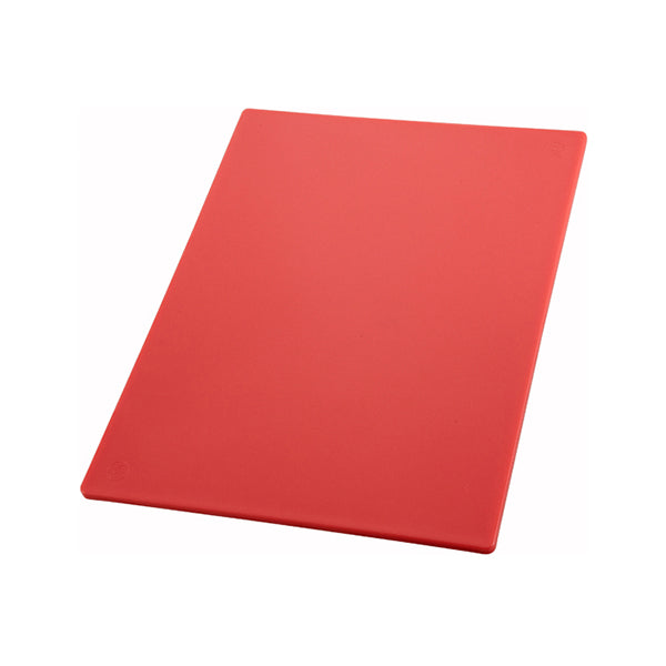 WINCO - CUTTING BOARD RED 18x12IN EA