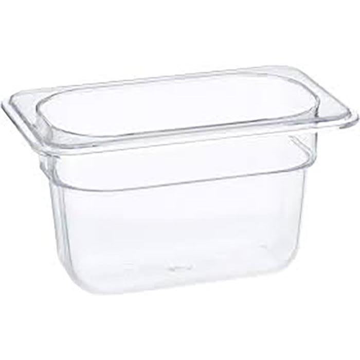 WINCO - 1/9 SIZE PLASTIC PAN 4in EA