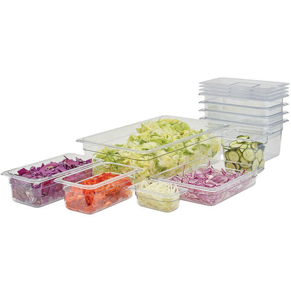WINCO - 1/4 SIZE PLASTIC PAN 4IN