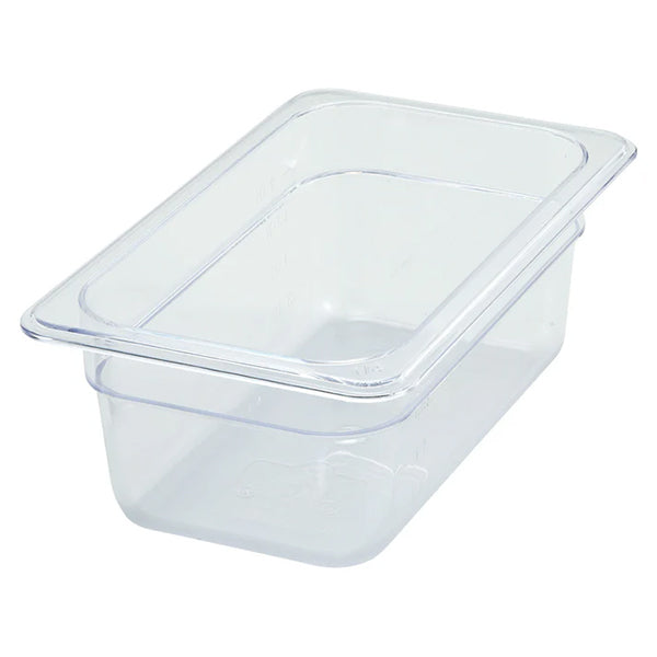 WINCO - 1/4 SIZE PLASTIC PAN 4in EA