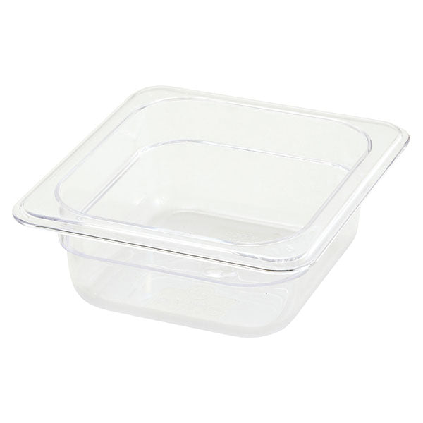 WINCO - 1/6 PLASTIC PAN 2.5in EA