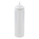 WINCO - 24oz WIDE MOUTH SQUEEZE BOTTLE CLEAR 6PK EA