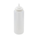 WINCO - 32oz WIDE MOUTH SQUEEZE BOTTLE CLEAR 6PK EA