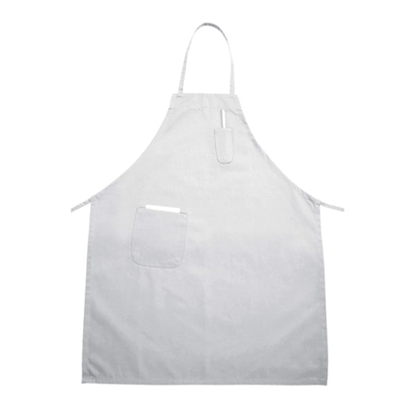 WINCO - FULL LENGTH BIB APRON WHITE 1EA