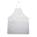 WINCO - FULL LENGTH BIB APRON WHITE 1EA